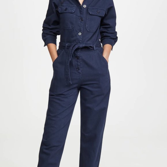 Reformation Pants - Reformation Kendall Boiler Jumpsuit, Navy